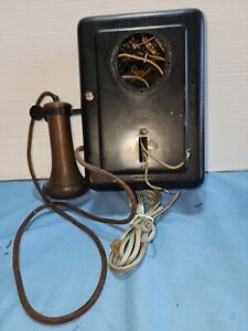 1920s Antique Vintage Western Electric 553A Hotel/Apartment Wallphone Telephone 