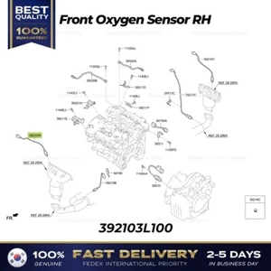 ⭐Genuine⭐ Front Oxygen Sensor RH 392103L100 for Hyundai Palisade Kia Cadenza - Picture 1 of 1