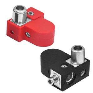 AMPIRE PK-SET Batteriepolklemmen Set, Plus und Minuspol mit Silikonabdeckungen - Bild 1 von 8