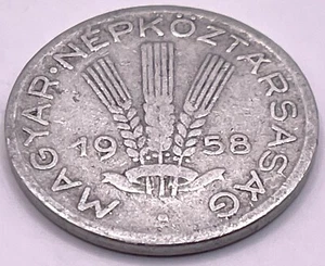 Weltmünze: 1958 Hungrig - 20 Füller - zirkuliert (SKU 23) - Bild 1 von 4