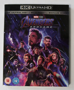 Marvel Avengers Endgame 4k Ultra-HD/BluRay/Bonus Disk Region-Free [NEW & SEALED]