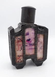 Antike chinesische Teedose aus Zinn und Glas - Bild 1 von 6