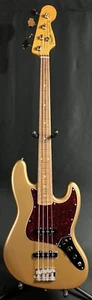 Fender Vintera 60's Jazz Bass 4-String Bass Guitar Firemist Gold Finish w/ Bag - Picture 1 of 12