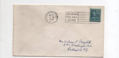 United States cover 826 Schenectady New York to Rutherford NJ FDC first day - Image 1 of 2
