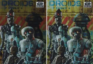 Star Wars 2021 cromado Galaxy Base y Refractor #3 droides - Imagen 1 de 1