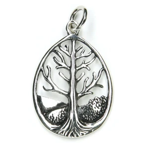 Kettenanhänger Baum des Lebens 925 Silber Keltisch Amulett Lebensbaum Anhänger - Bild 1 von 1