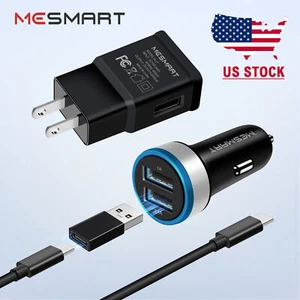 For Samsung Galaxy A13 A14 A23 A53 A54 Car Wall Phone Charger USB C Cable Cord - Picture 1 of 25