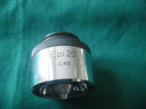 Wild Heerbrugg Swiss Objective Epi 20X 0,45 M20 microscopio pieza óptica 20802 - Imagen 1 de 1