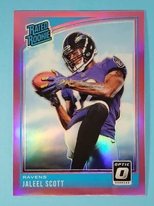 2018 Panini Donruss Optic ROSA RC Jaleel Scott Baltimore Ravens #181 - Foto 1 di 2