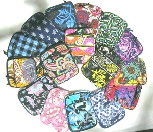 MINI BOLSO BANDOLERA HIPSTER Vera Bradley MONEDA tarjetas de crédito COSMÉTICO NUEVO SIN ETIQUETAS - Imagen 1 de 15