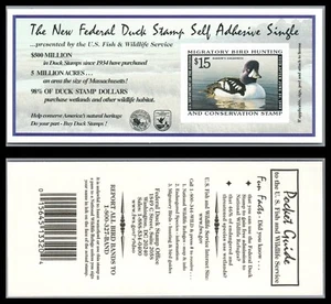 US Federal Duck Stamp Scott RW65A Barrow"s Goldeneye Sheetlet MNH - Picture 1 of 1