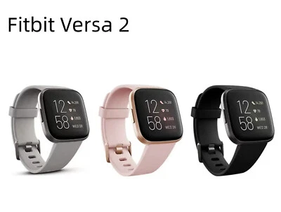 NEW Fitbit Versa 2 Health & Fitness Smartwatch Authentic Activity Tracker S & L - Image 1 of 4