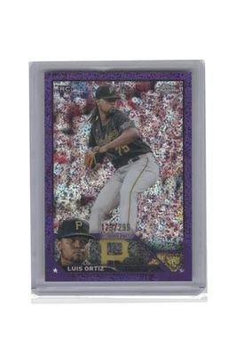 Refratores 2023 Topps Chrome #64 Luis Ortiz Purple Speckle #/299 B7R4C85 - Imagem 1 de 2