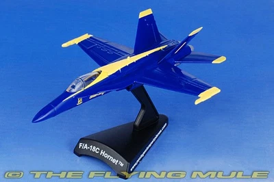 Postage Stamp Planes 1:150 F/A-18C Hornet USN Blue Angels #1 - Image 1 of 4