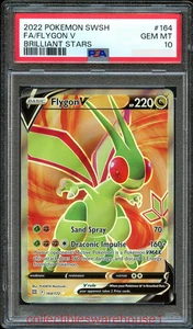 Pokemon Brilliant Stars Flygon V 164 PSA 10 - Picture 1 of 1