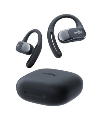 Shokz OpenFit Air Wireless Earbuds 48H Open-Ear IP54 Bluetooth 5.2 Black TI - Image 1 of 4