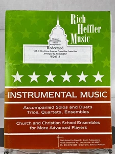Rich Heffler Sheet Music Instrumental Trio Redeemed Advanced Woodwind Trio - Picture 1 of 4