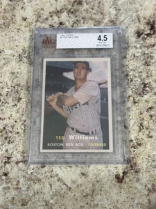 1957 Topps #1 Ted Williams BVG 4.5 Boston Red Sox Great Centering - Bild 1 von 5