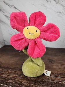 ☆GEBRAUCHT☆ ~Jellycat Flowerlette Wildrose 🌹 Blume Plüsch 7 Zoll~ ☆KOSTENLOSER VERSAND☆ - Bild 1 von 9