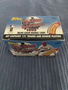 1999 TOPPS TRADED AND ROOKIES BASEBALL COMPLETE SET - 121 CARDS - Picture 1 of 2