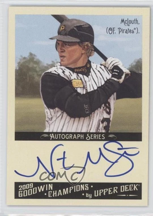 2009 Upper Deck Goodwin Champions Auto Nate McLouth #A-MN Auto - Image 1 of 2