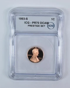 1993-S Lincoln Memorial Cent Prestige Set PR70 DCAM ICG *8229 - Picture 1 of 5