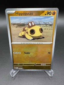 Hippopotas (Poke Ball Pattern) 052/131 SV: Prismatic Evolutions Holo - Picture 1 of 4