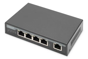 DIGITUS Gigabit PoE wewnętrzny przedłużacz, 4-portowy, przedłużenie 85W 100m, kaskadowy - Zdjęcie 1 z 7