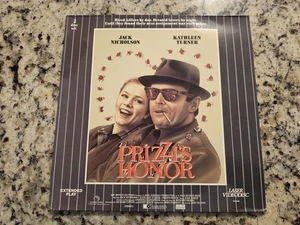 PRIZZI'S HONOR LASERDISC LD DOUBLE DISC 1985 JACK NICHOLSON Vintage 80s Comedy - Picture 1 of 7
