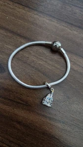 Genuine Pandora Walt Disney World 50th Anniversary Cinderella Parks Castle Charm - Picture 1 of 3