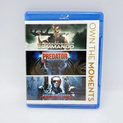 Commando / Predator / Terminator (Blu-ray 3 Disc Set) Arnold Schwarzenegger - Image 1 of 4