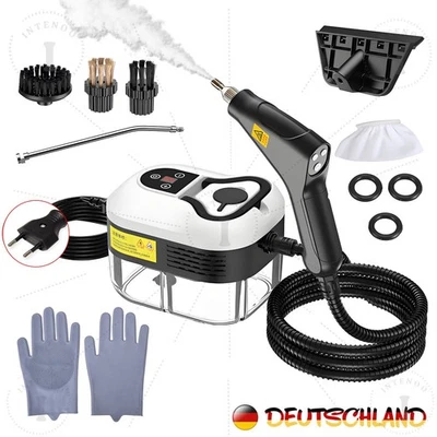1500W Hochdruck Dampfreiniger Reinigung Tragbarer Handdampfreiniger 6 Gänge 1.2L - Bild 1 von 4