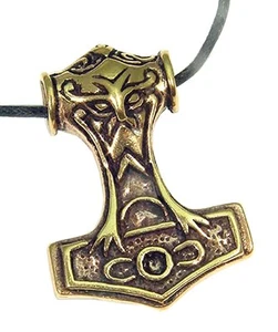 BUTW REAL BRONCE Thors martillazo Nórdico Vikingo Thors 1387B - Imagen 1 de 1