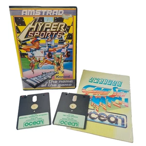 Hyper Sports Game Set and Match Amstrad Disc Game Imagine 1984 - Picture 1 of 10
