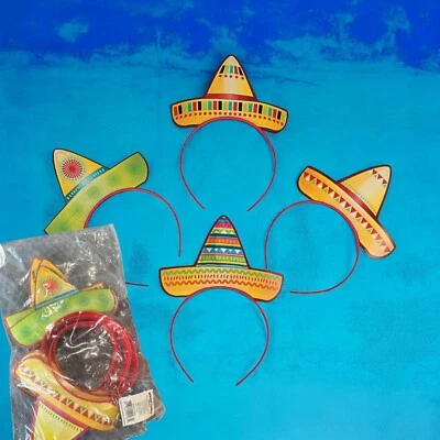 Sombrero Diademas Fiesta Sombreros Fiesta Ropa Accesorios Paquete de 12 Cinco de Mayo Foto 1 de 4