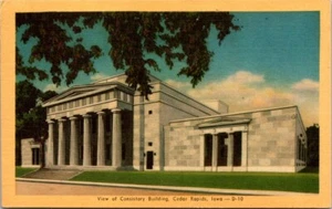 Postcard View of Consistory Building Cedar Rapids Iowa - Picture 1 of 2