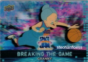 Lenticular Upper Deck Space Jam A New Legacy Breaking the Game 3D-5 Abuela - Imagen 1 de 1