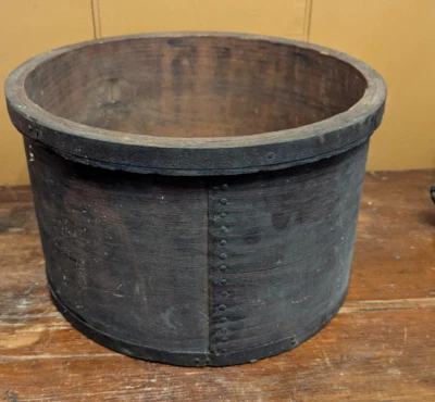 MEJOR MEDIDA de grano de madera antigua firmada HECHA PARA CH & ES GOLDBERG por E.B. FRYE NH Foto 1 de 4