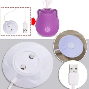 Rose Vibrator USB Dock Style Charging Cable- 2024 Sell - Picture 1 of 14