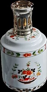 LAMPE BERGER GIRAUD « LOTUS» Porcelaine Limoges DL