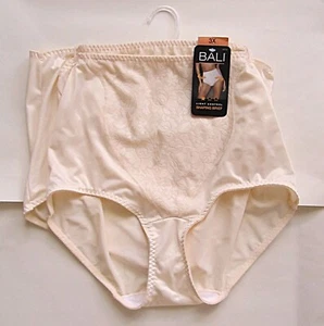 Bali 2-Pack Light Control Shaping Brief Lace Panel Beige Women’s Size 10 3XL - Picture 1 of 6