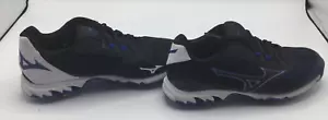 Mizuno Black/Blue Baseball Cleats - Picture 1 of 2