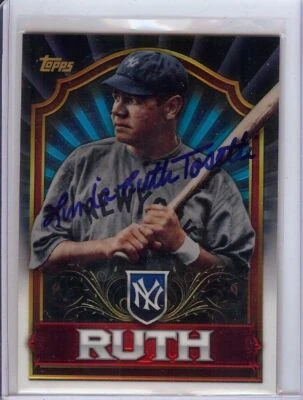 Linda Ruth Tosetti 2011 Topps Value Box Signed Autograph  #MBC3 JSA AC71472 - Image 1 of 3