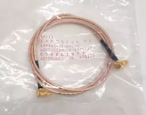 Amphenol RF Cable Assembly Coaxial SMB to SMB RG-316 Right Angle - Picture 1 of 2