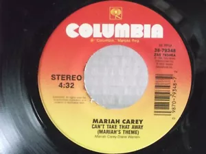 Mariah Carey,Columbia THREE 7" 45 singles, ALL MINT, SEE DESCRIPTION FOR DETAILS - Picture 1 of 6
