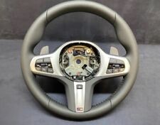 BMW G30 G31 G05 G06 G15 X5 X6 Steering Wheel Leather Paddles M Power Heating new
