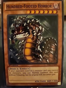 Hundred-Footed Horror - 1st Edition - Yugioh Dark Monster - Vintage - Picture 1 of 1