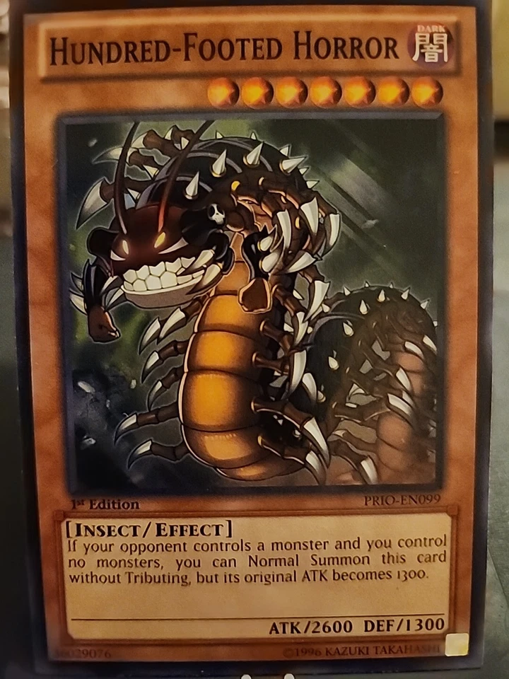 Hundred-Footed Horror - 1st Edition - Yugioh Dark Monster - Vintage - Image 1 of 1