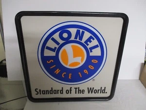 Vintage RARE Lionel POSTWAR Lighted Lionel Sign 18x18 - Picture 1 of 6