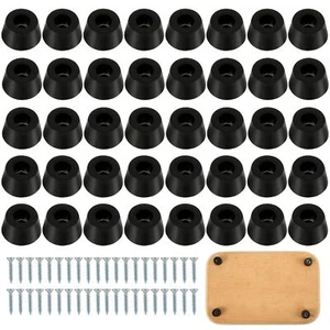 40pcs Cutting Board Rubber Feet Anti-Slip Cutting Board Legs with Stainless S... - Picture 1 of 7